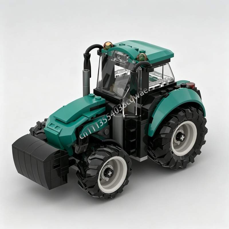 Farming Agriculture Model - 238PCS Tractor Ballast Farm Vehicle MOC
