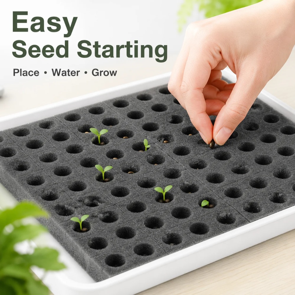 Soilless Hydroponic Plant Spon - Nursery Plug Tray 评论和价格